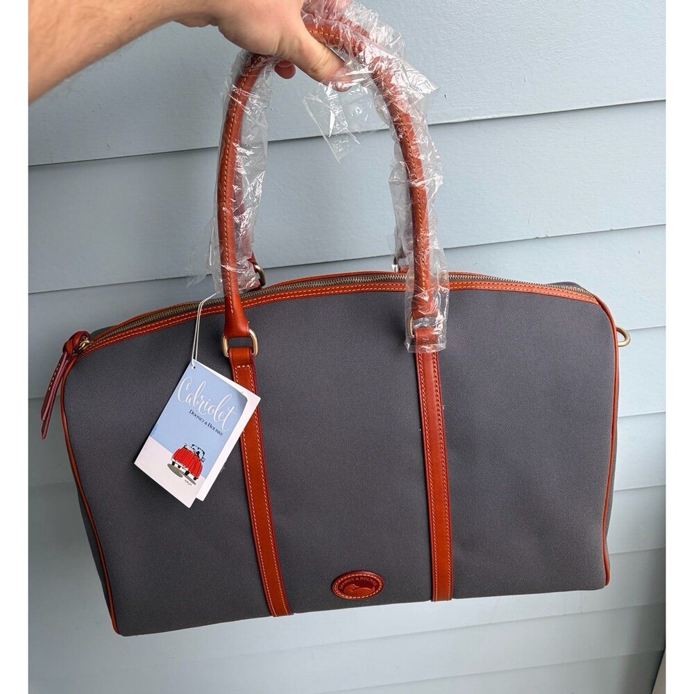 NEW Dooney & Bourke Nylon Carry All Bag Dark Grey